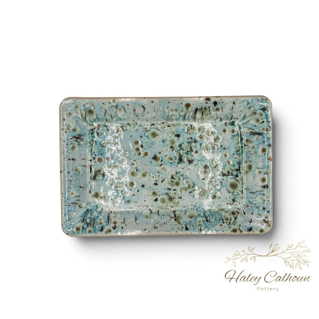 Blue Lagoon Large Rectangular Platter