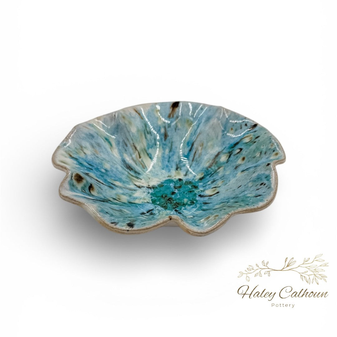 Blue Lagoon Small Round Bowl