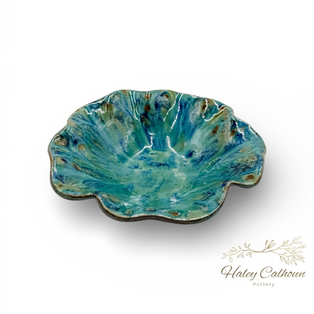 Island Green Small Round Bowl