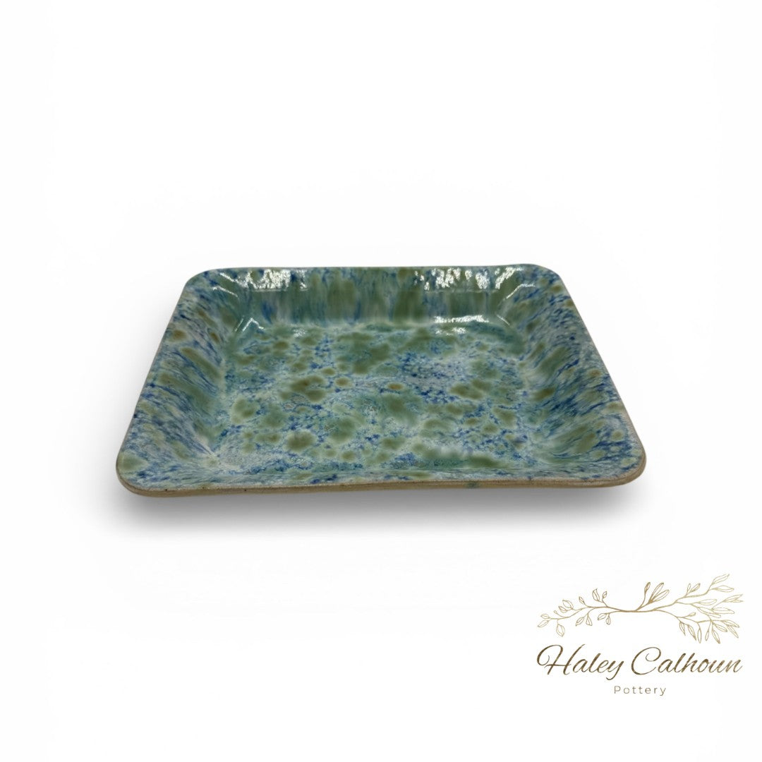 Peacock Small Rectangular Platter