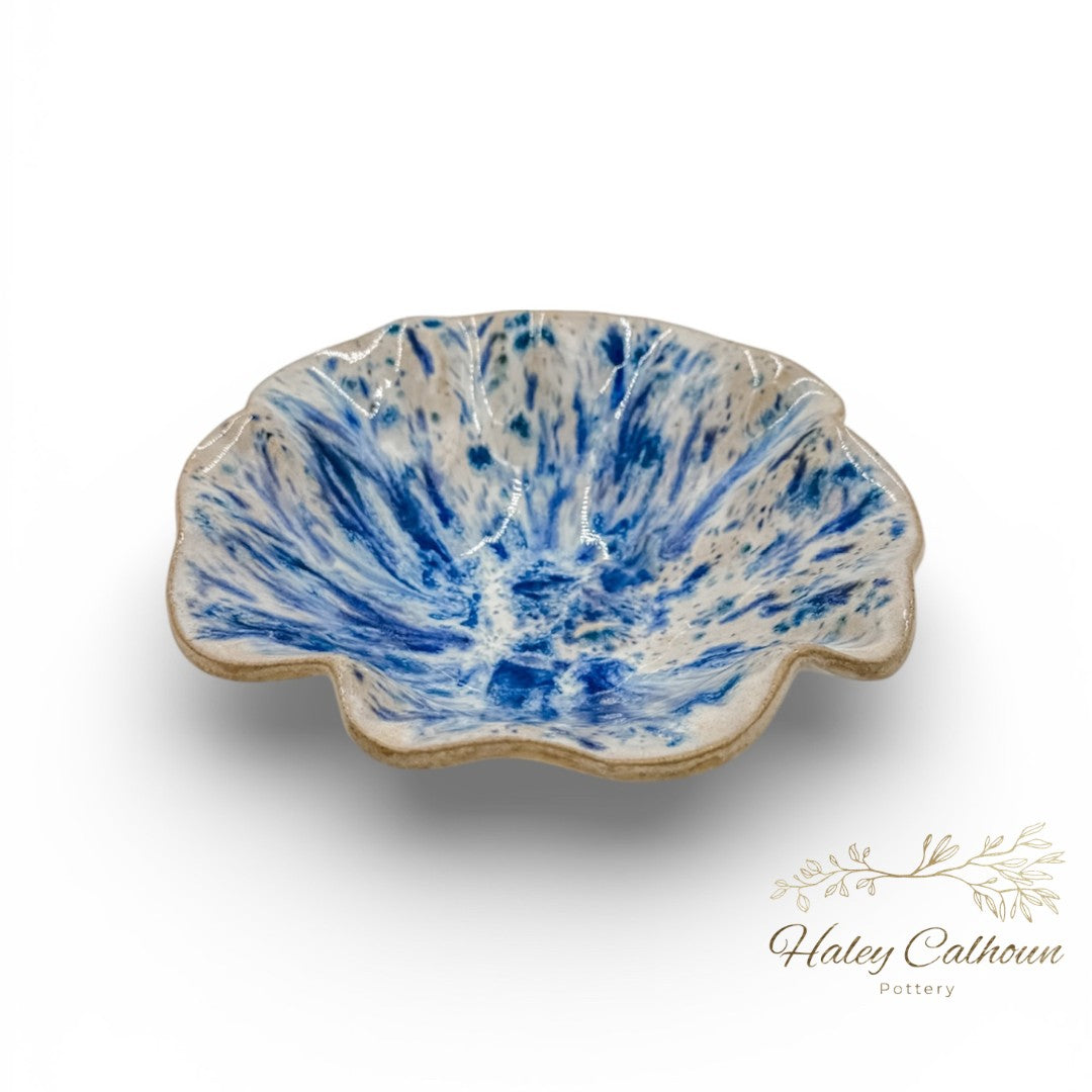 Sunrise Blue Small Round Bowl