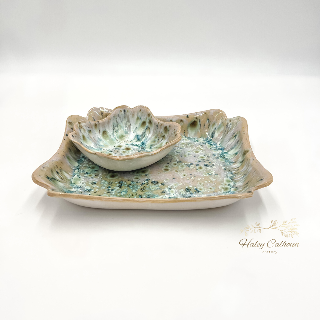 Spring Bloom Chip and Dip Set