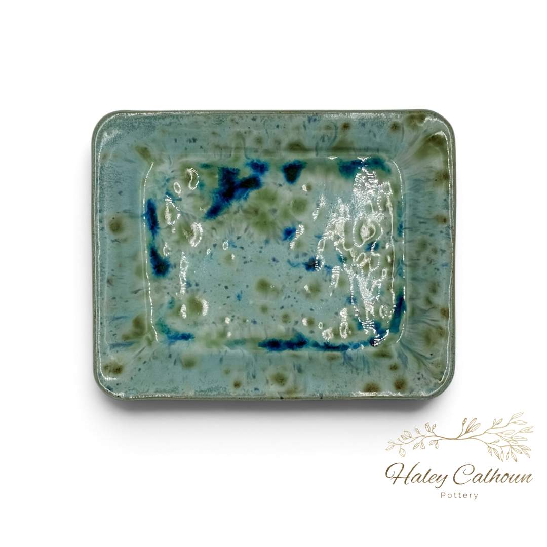 Hibiscus Small Rectangular Platter