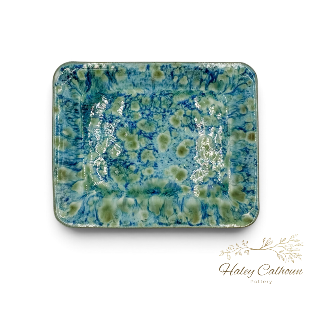 Robin's Egg Small Rectangular Platter