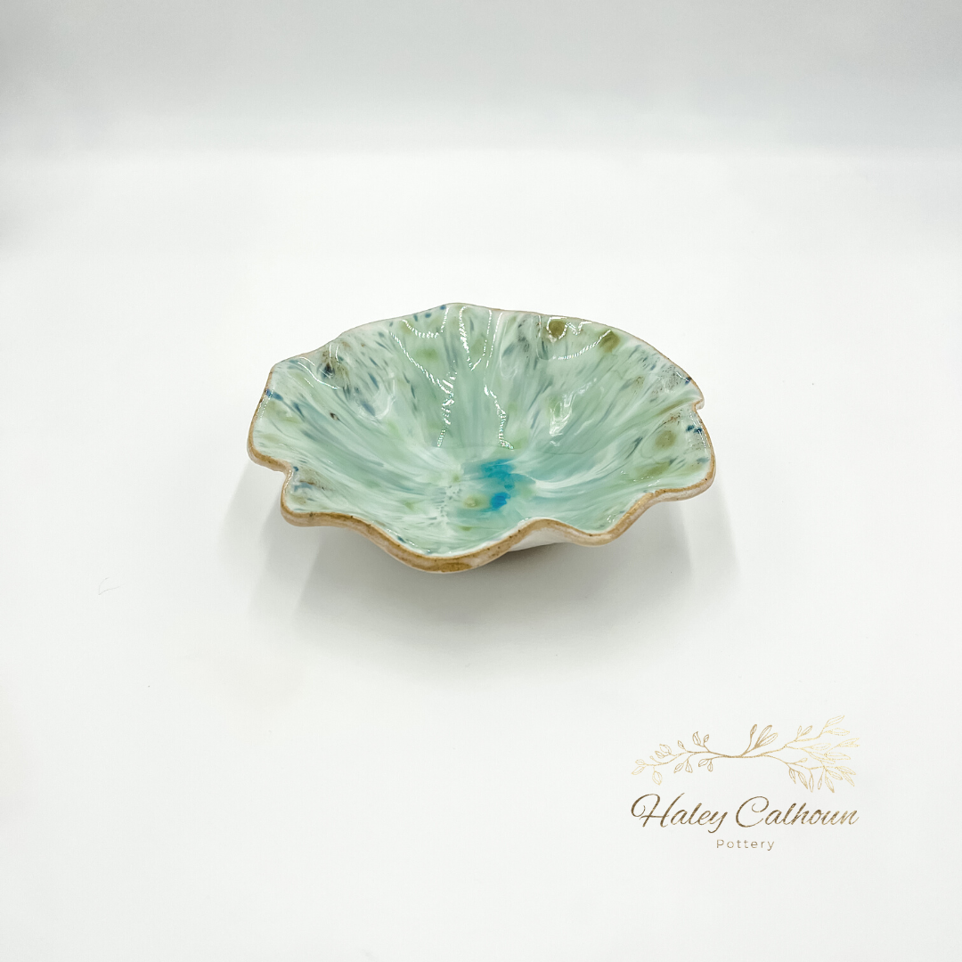 Spring Rain Small Round Bowl