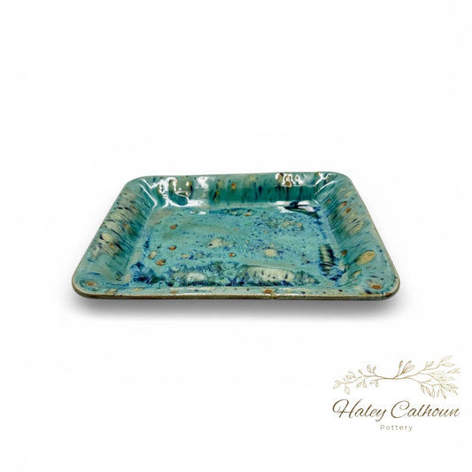 Blue Beach Small Rectangular Platter