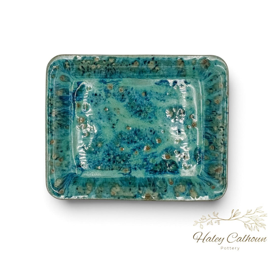 Blue Beach Small Rectangular Platter