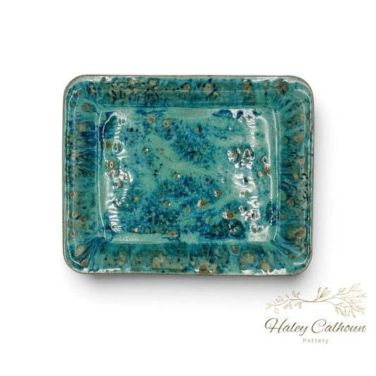 Blue Beach Small Rectangular Platter