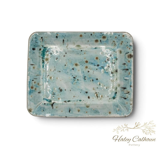 Blue Lagoon Small Rectangular Platter