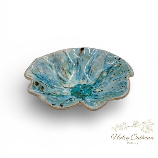 Blue Lagoon Small Round Bowl
