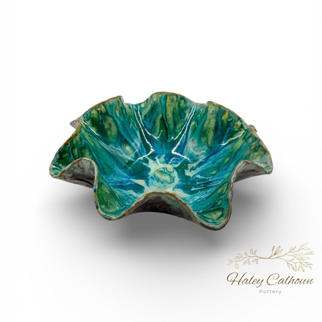 Glacier Scalloped Bowl