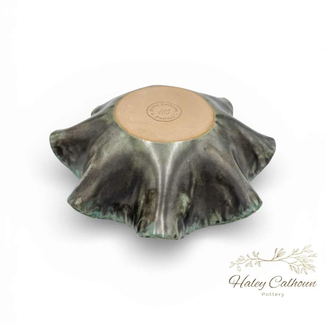 Blue Bay Scalloped Bowl