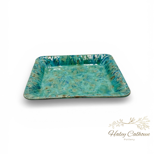 Island Green Small Rectangular Platter