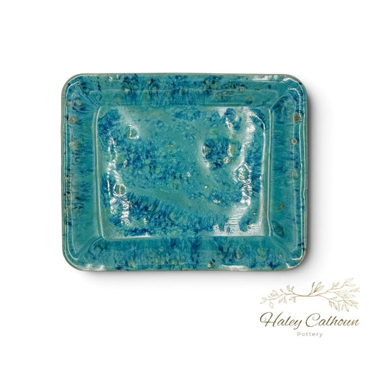 Island Green Small Rectangular Platter