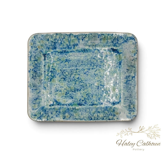 Peacock Small Rectangular Platter