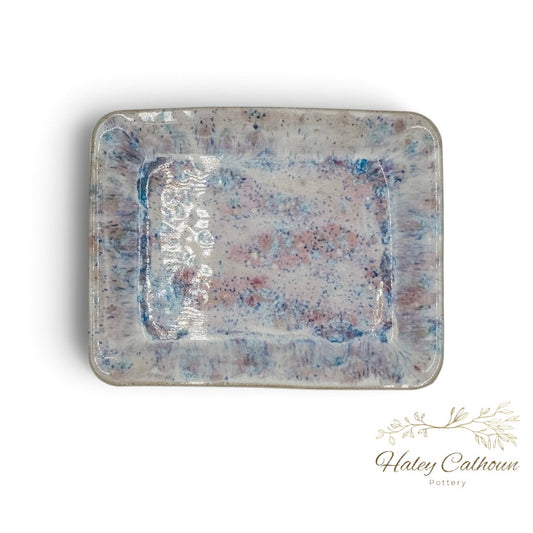 Purple Rain Small Rectangular Platter