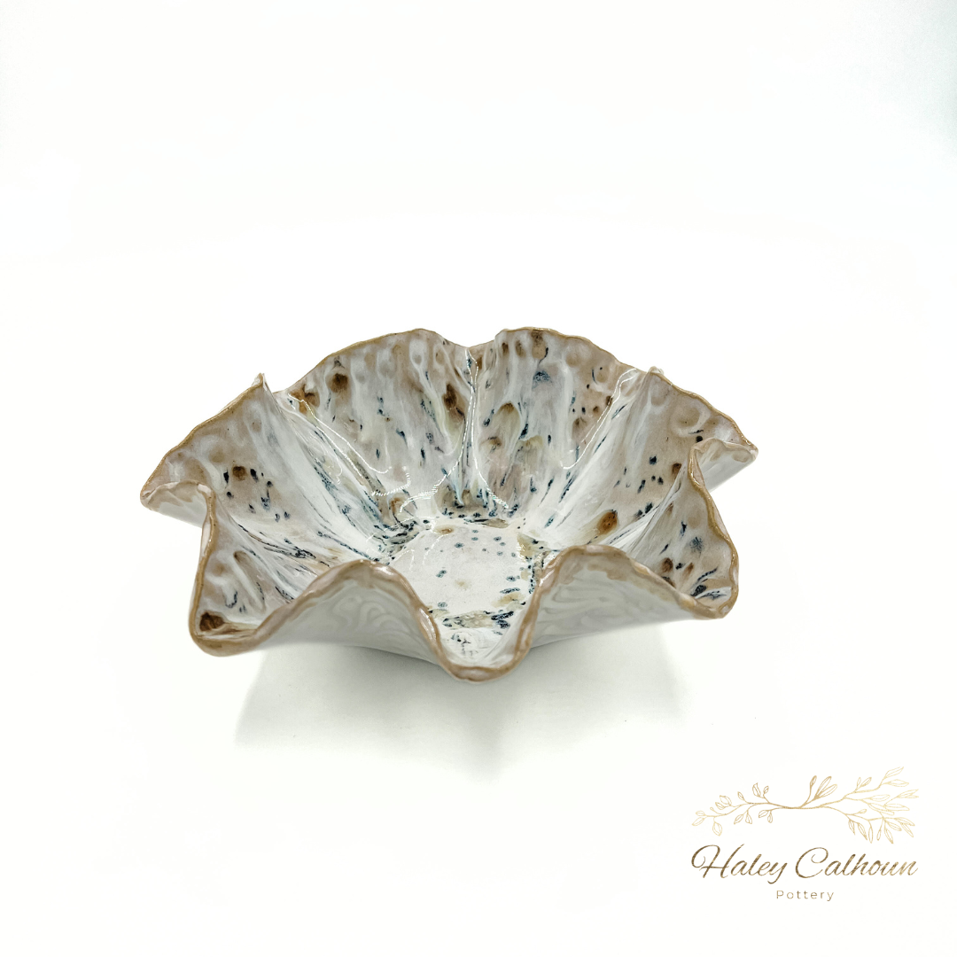 Tortoise Scalloped Bowl
