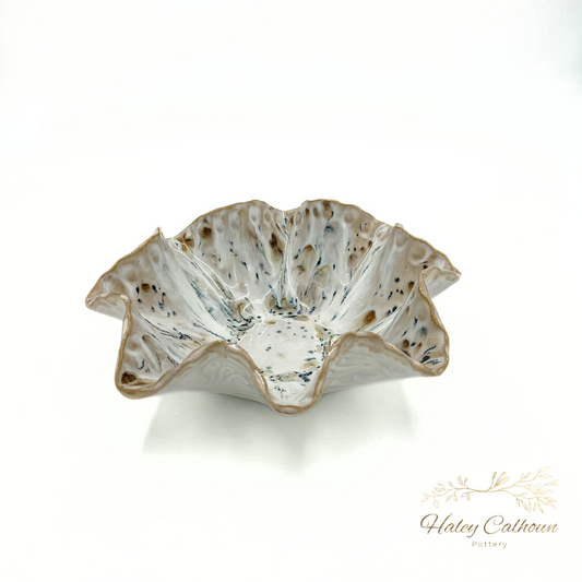 Tortoise Scalloped Bowl