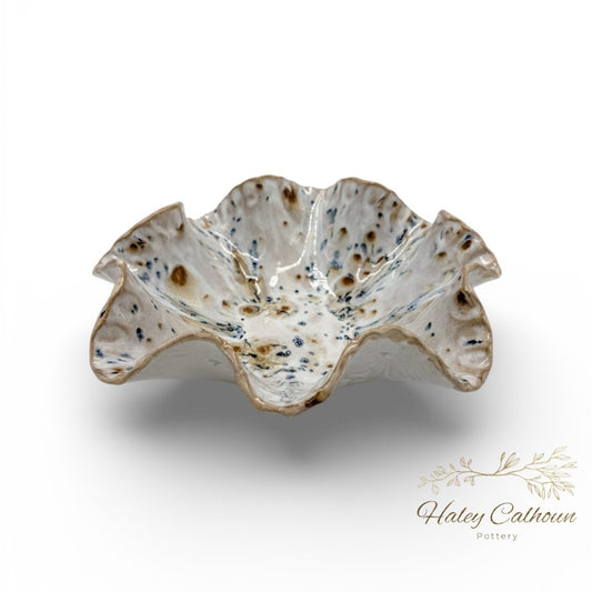 Tortoise Scalloped Bowl