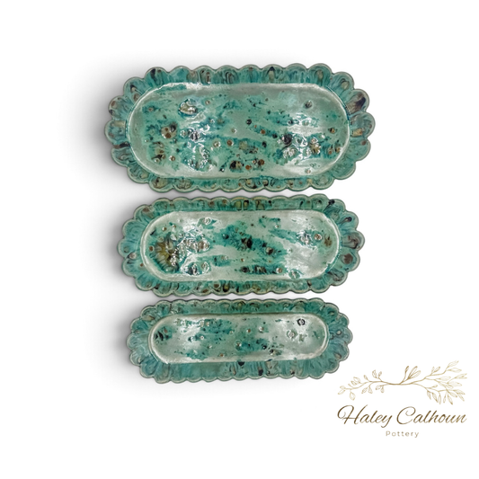 Oasis Scalloped Platters
