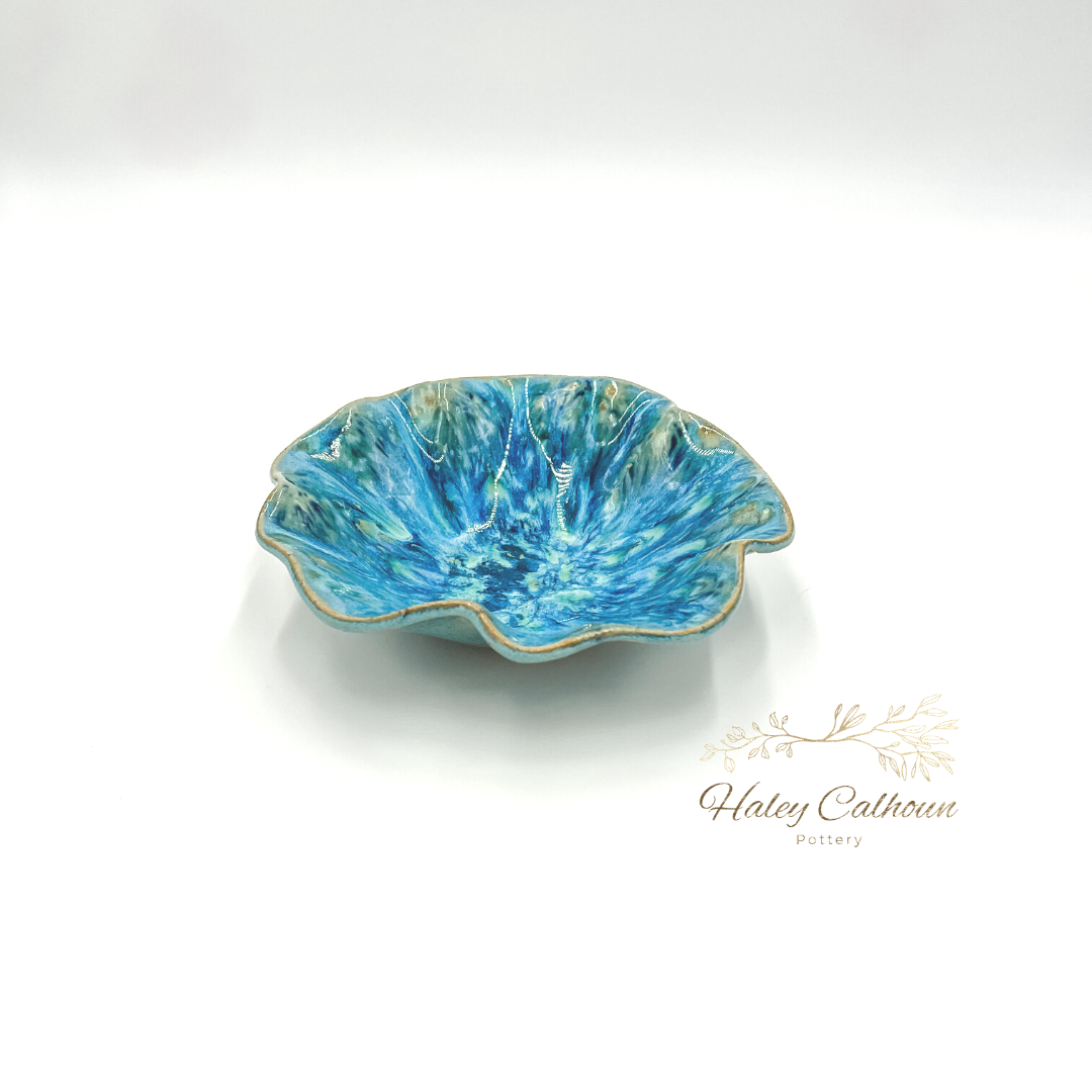 Blue Ice Small Round Bowl