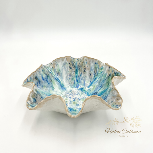 Bluebell Scalloped Bowl