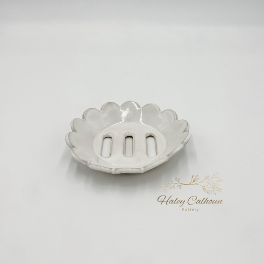 Scalloped Soap Dish