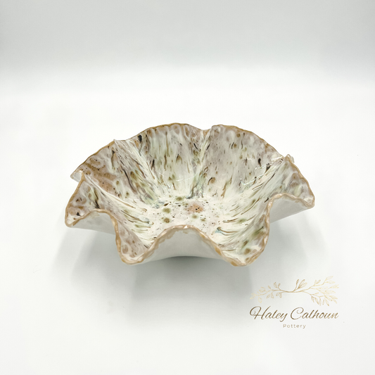 Seaside Scalloped Bowl